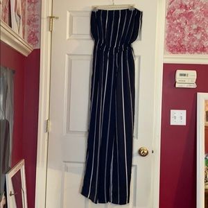 Strapless jumpsuit